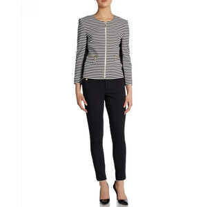 Ivanka Trump Crisp Jacket Blazer Sport Coat Old Money GOLD ZIP FULL ZIP S? GOLD